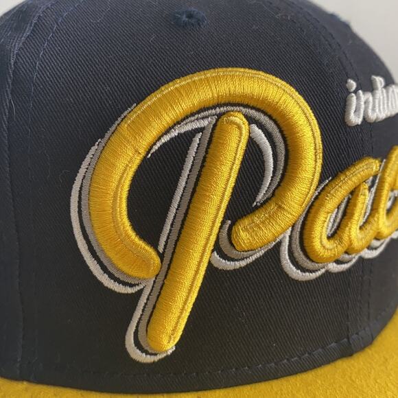 New Era 9Fifty Indiana Pacers flat bill SnapBack Ball Cap - Picture 2 of 9